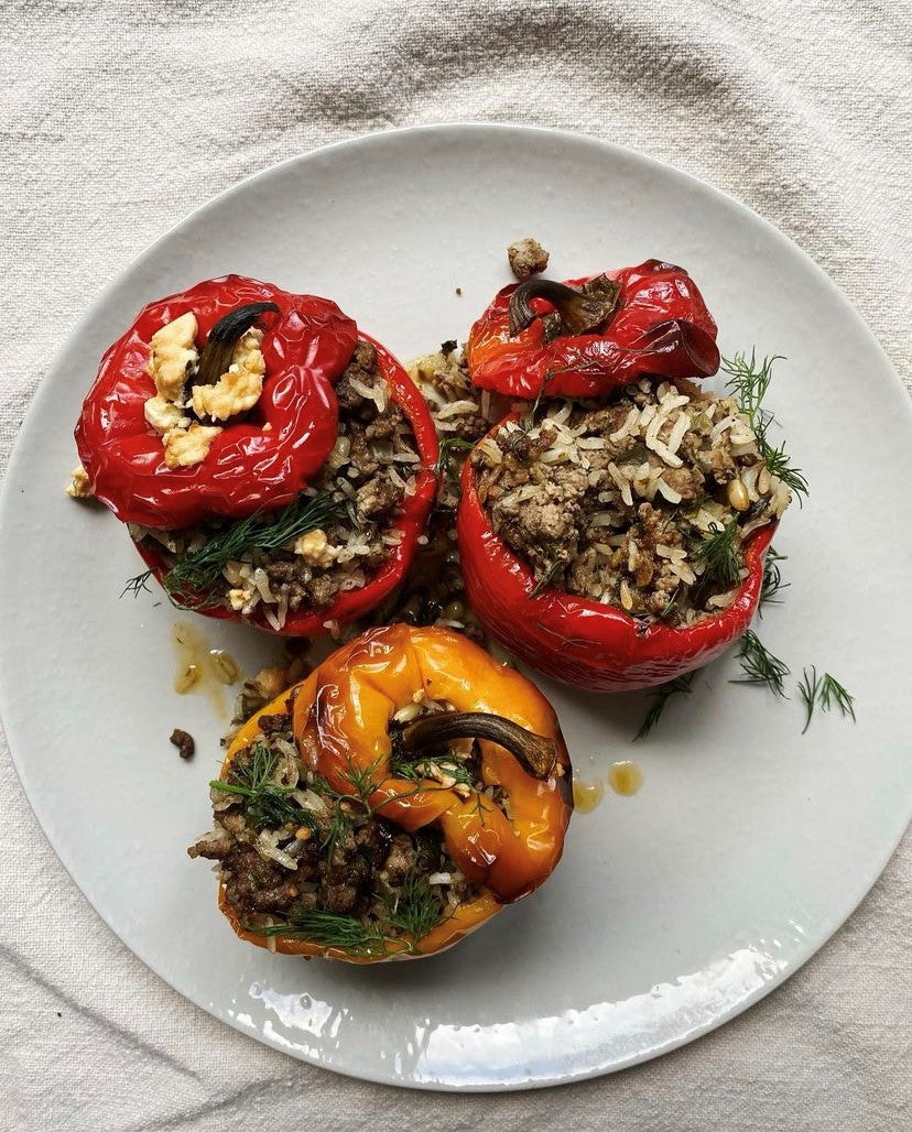 Our Farm Beef and Rice Stuffed Peppers – Australian Meat Emporium